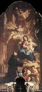 Kracker, Johann Lucas Appearance of the Virgin to St Anthony Spain oil painting artist